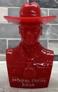 Vintage Hopalong Cassidy Bank