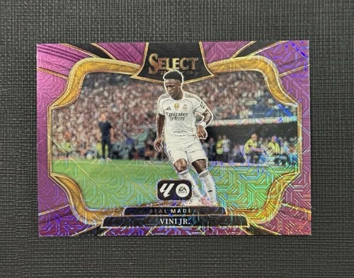 Panini 2025-26 Select La Liga Vini Jr. Field Level Purple Mojo #233 Real Madrid