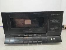 Optimus 14-647A Realistic SCP-31 Stereo Cassette Tape Player - TESTED WORKS