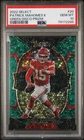 Patrick Mahomes 5/5 Green Disco Prizm PSA 10 GEM MINT 2022 Panini Select #20 SSP