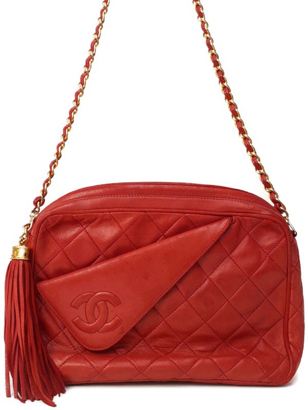 Chanel Matelasse Chain Shoulder Bag in Classic Quilted Design T774