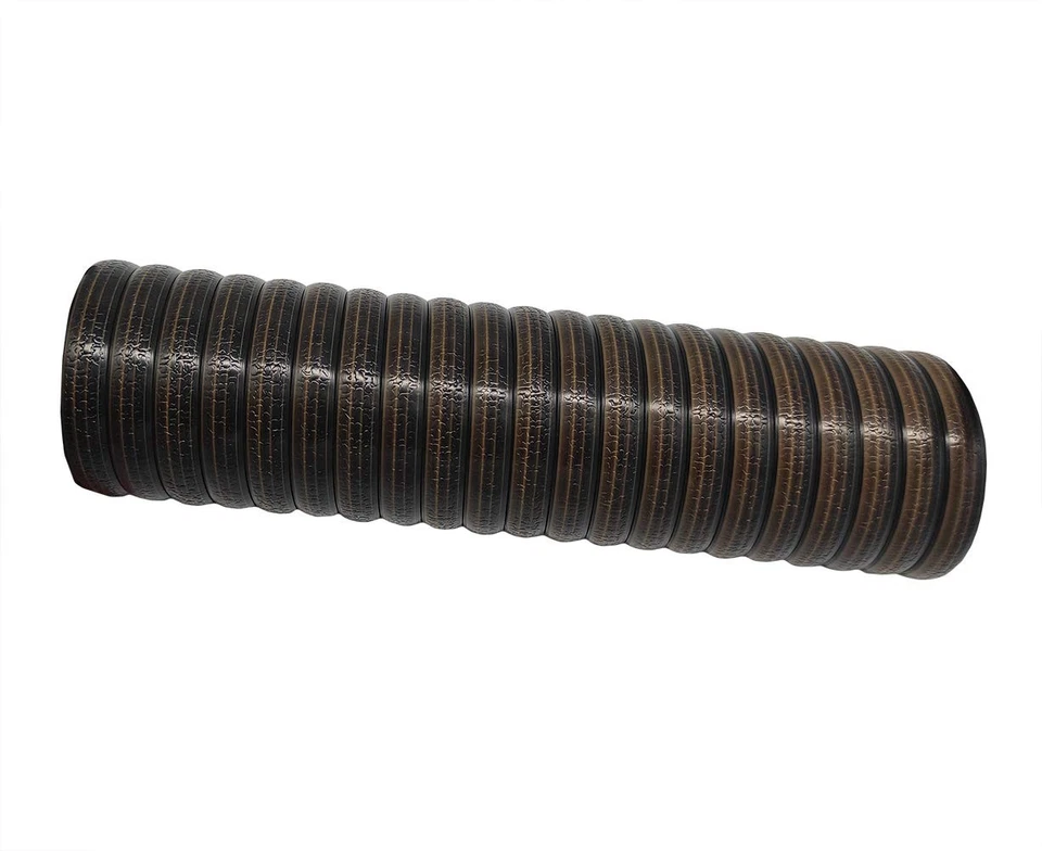 200 pies de polietileno marrón plástico ratán mimbre para reparación lengüeta de silla de ratán... Foto 2 de 4