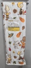 NWT Peanuts Snoopy Autumn Fall Plush Throw Blanket 50x70 Charlie Brown Pumpkins