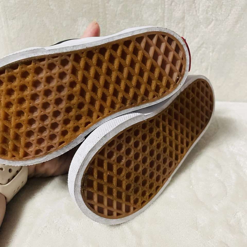 Vans Toddler Slip-On V Shoe Robotic Dino Blue/True White Size 4.5 - Image 4 of 4