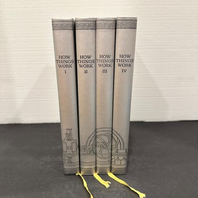 How Things Work Volumes 1-4 Complete Hardcover Book Set, Roger Jean Ségalat EXC