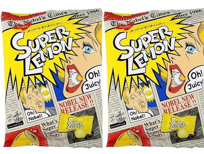 Nobel Japan Super Lemon Sour Hard Candy Pack of 2 | eBay
