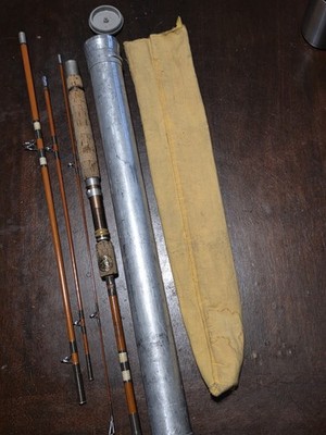 Vintage Wright & McGill Trailmaster M4TMU 7 1/2' Pack Fly Rod w/ Tube & Bag