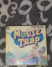 Basic Fun Mousetrap Miniature Boardgame Keychain with Owner's Manual 1999 