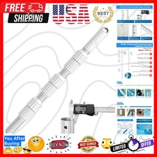 Upgraded Professional 16.5 Feet Swimming Pool Pole Telescopic Aluminum Thicke...