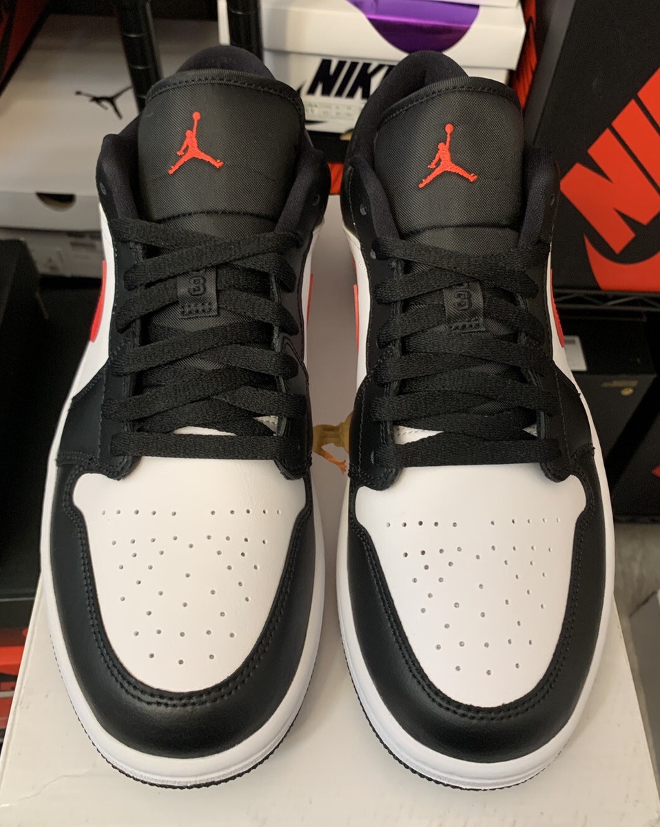 NIKE ダンク LOW DC0774-004 28cm NIKE AIR JORDAN 1 LOW BLACK / SIREN RED / WHITE DC0774-004