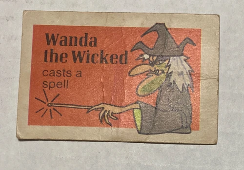 Vintage Which Witch Milton Bradley Board Game Wanda The Wicked Replacement Card