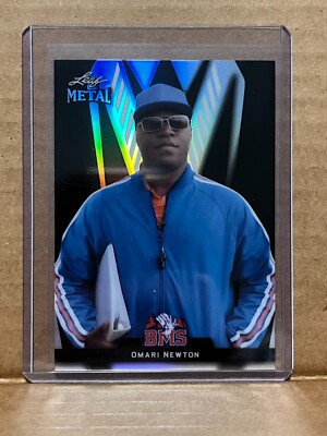 Omari Newton BMS Blue Mountain State Leaf 1/1 Pre Production Proof