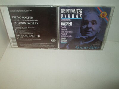 BRUNO WALTER - DVORAK Symphony no. 8 Wagner - COLUMBIA ORCHESTRA rare cd 1985
