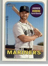 2018 Topps Heritage High Number #641 Andrew Romine Seattle Mariners