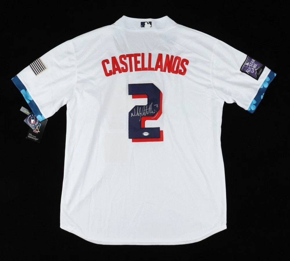 Nick Castellanos Signed Cincinnati Red Jersey (PSA COA) 2021 All Star  Outfielder