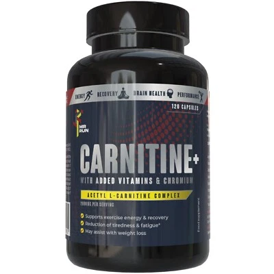 MR RUN L-Carnitine 2000mg - Pre Workout Energy & Weight Management Support x 120