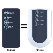 New Replacement Remote Control For Lasko Tower Fan 4-Button