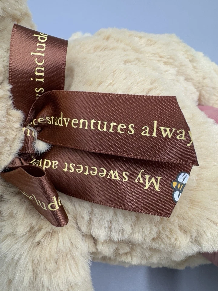 Disney Baby Peluche Clásico Winnie The Pooh 11” Oso de Peluche 2017 Marrón Ojos Suaves Foto 4 de 4