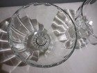 Set of 2 Libbey Glass Low Sherbet Pedestal Sundae Cup 5110 Clear Ribbed  — photo 2