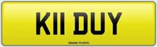 KID KIDD NUMBER PLATE KIDDIE KIDS KIDDY KIDDS K11 DUY CAR REGISTRATION KIDD U Y