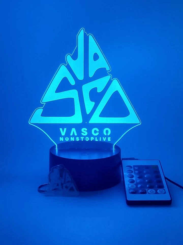 Lampada led Vasco Rossi  NON STOP LIVE  IL BLASCO FANS usb+telecomando - Immagine 3 di 4