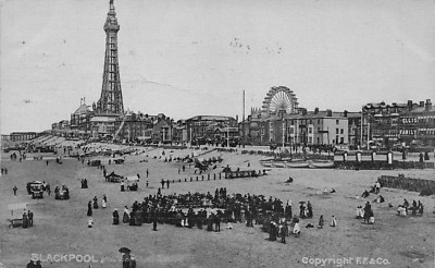 AK - BLACKPOOL - BEACH - LANCASHIRE - 1910 ? - F F UND CO