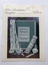 The Victoria Sampler Lilac Chatelaine Sampler Hardanger Chart 14 Thea Dueck