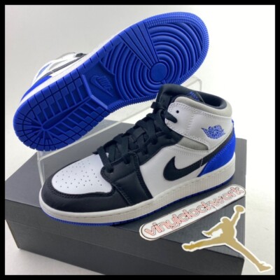 Nike Air Jordan Mid SE GS Womens Hyper Royal Black