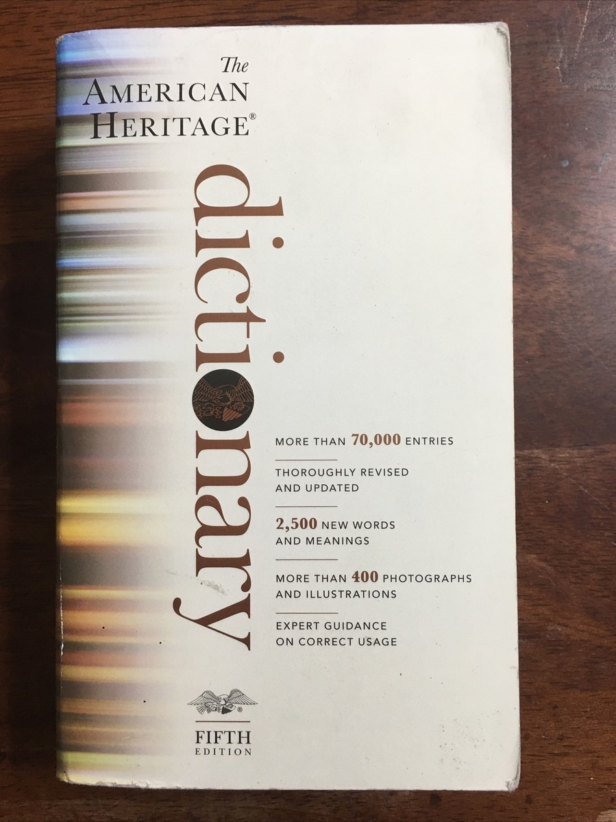 The American Heritage Dictionary: 2012 Dell Mass Market Edition