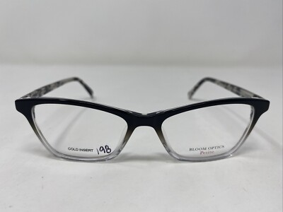 Bloom Optics KAYLEE BLKF 48-15-140 Black Fade Full Rim Eyeglasses Frame YY11