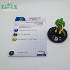 Heroclix Captain America set Richard Fisk 017 Uncommon figure w/card
