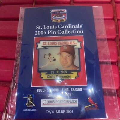 CHRIS CARPENTER St. Louis Cardinals 2005 Collection Hat Lapel Pin - BRAND NEW