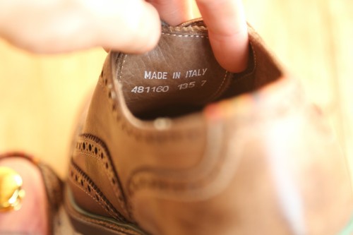 Paul Smith Brown Leather Oxford Brogue Lace Up Shoes Mens UK 7 US 8 Italian Made - Picture 12 of 12