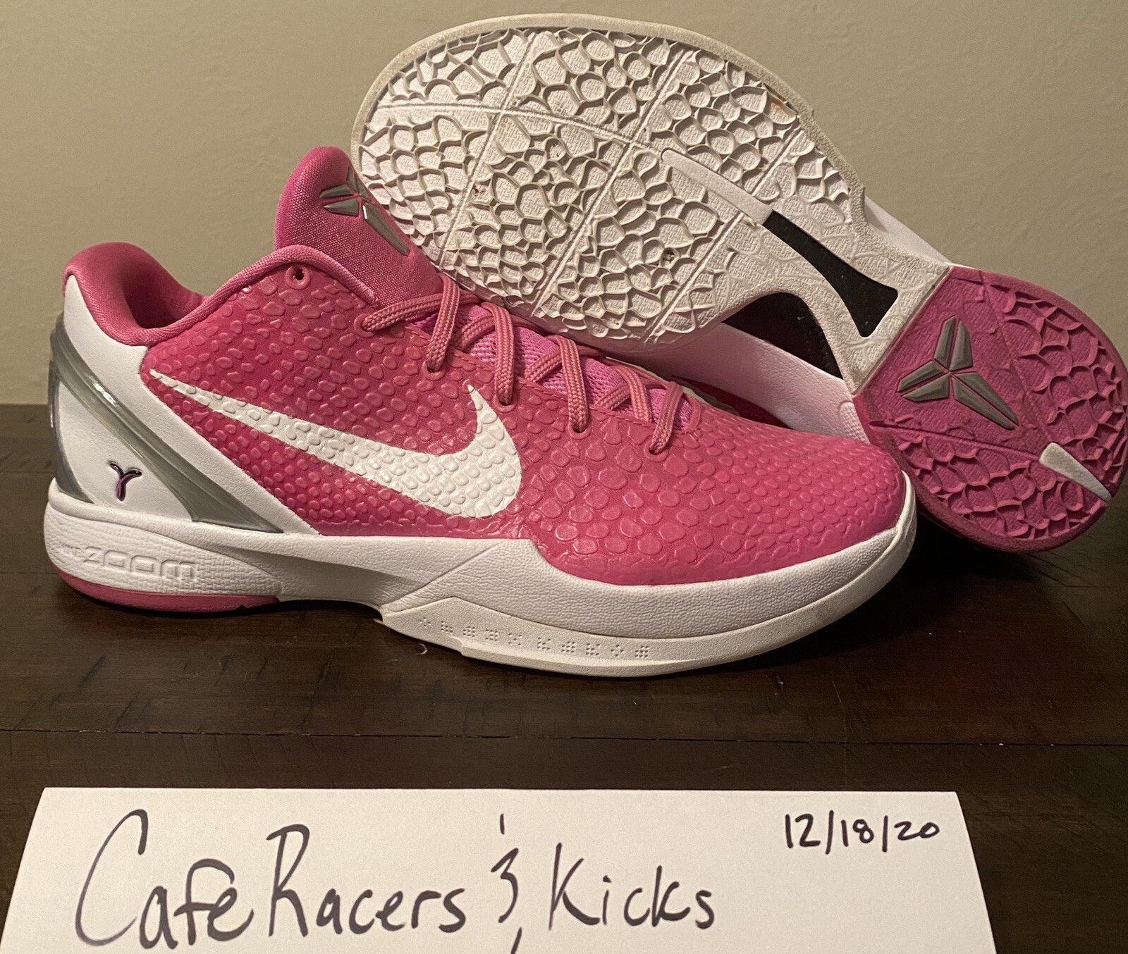 Size 10 5 Nike Zoom Kobe 6 Think Pink 11 For Sale Online Ebay