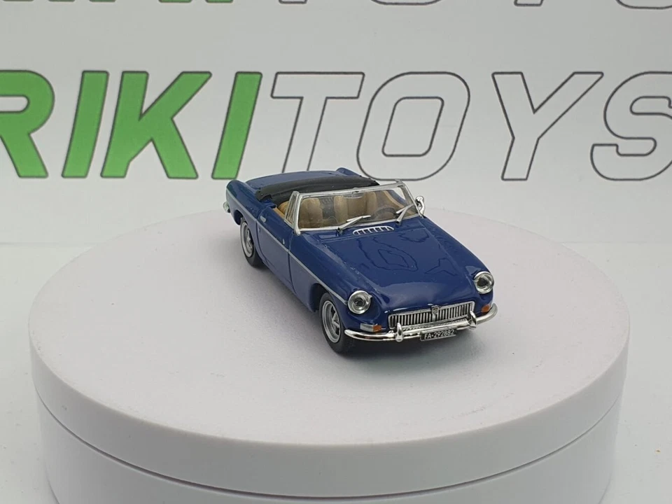 MG B Cabrio Edicola 1/43 Blu 1967 - Immagine 4 di 4