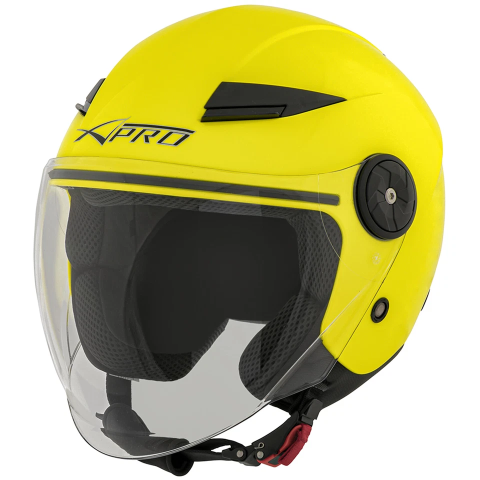 Casco Jet Scooter Moto Quad Omologato ECE 22 Visiera Sonicmoto - Immagine 2 di 3