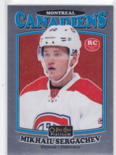 16/17 PLATINUM..MIKHAIL SERGACHEV..RETRO..RC..CARD #R-74.CANADIENS.COMBINED SHIP