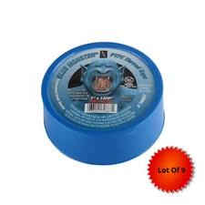 New Lot Of 9 PCS. Blue Monster 70887 1" x 1429" Thread Seal Tape