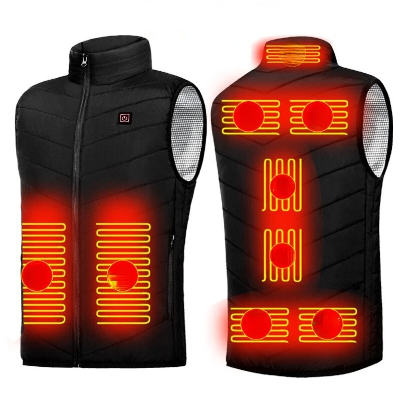 Chaleco Calefactado Por Usb Para Hombre Mujer Ropa T rmica De Caza Moda Invierno