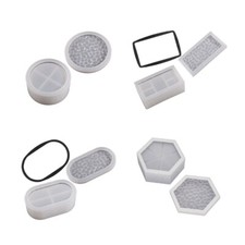 Rectangular Round Storage Box Mold Silicone Mold for Jewelry Casting