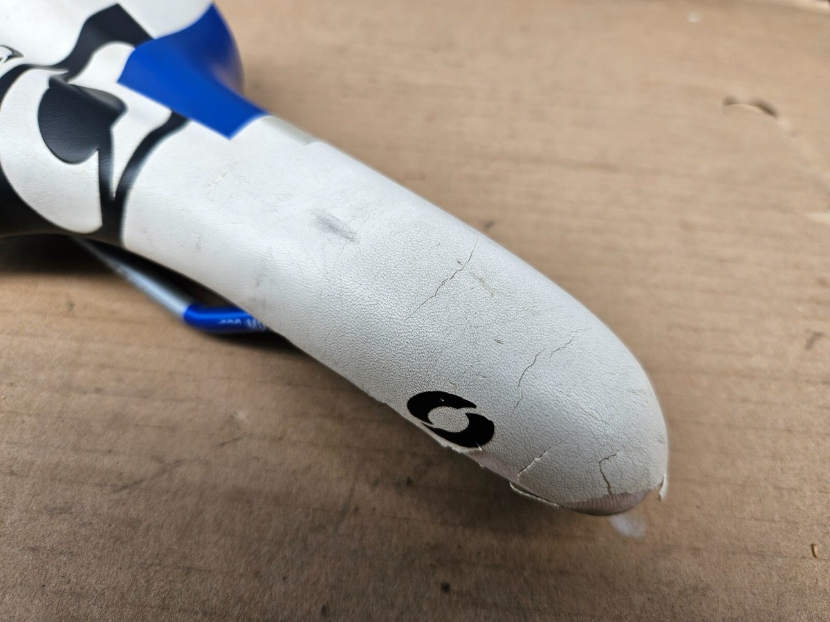 fabric saddle ti 美品 VINTAGE 2001 Selle Italia FLITE TT Rare ZEBRA Print White