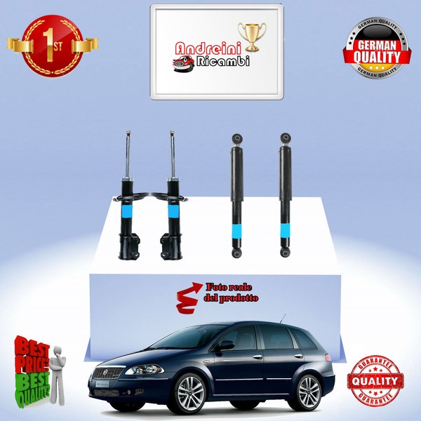 KIT 4 StoßDÄMpfer Vorn + Hinten Fiat Croma II 1.9 MJT 110KW AB 2006 -> A33-image