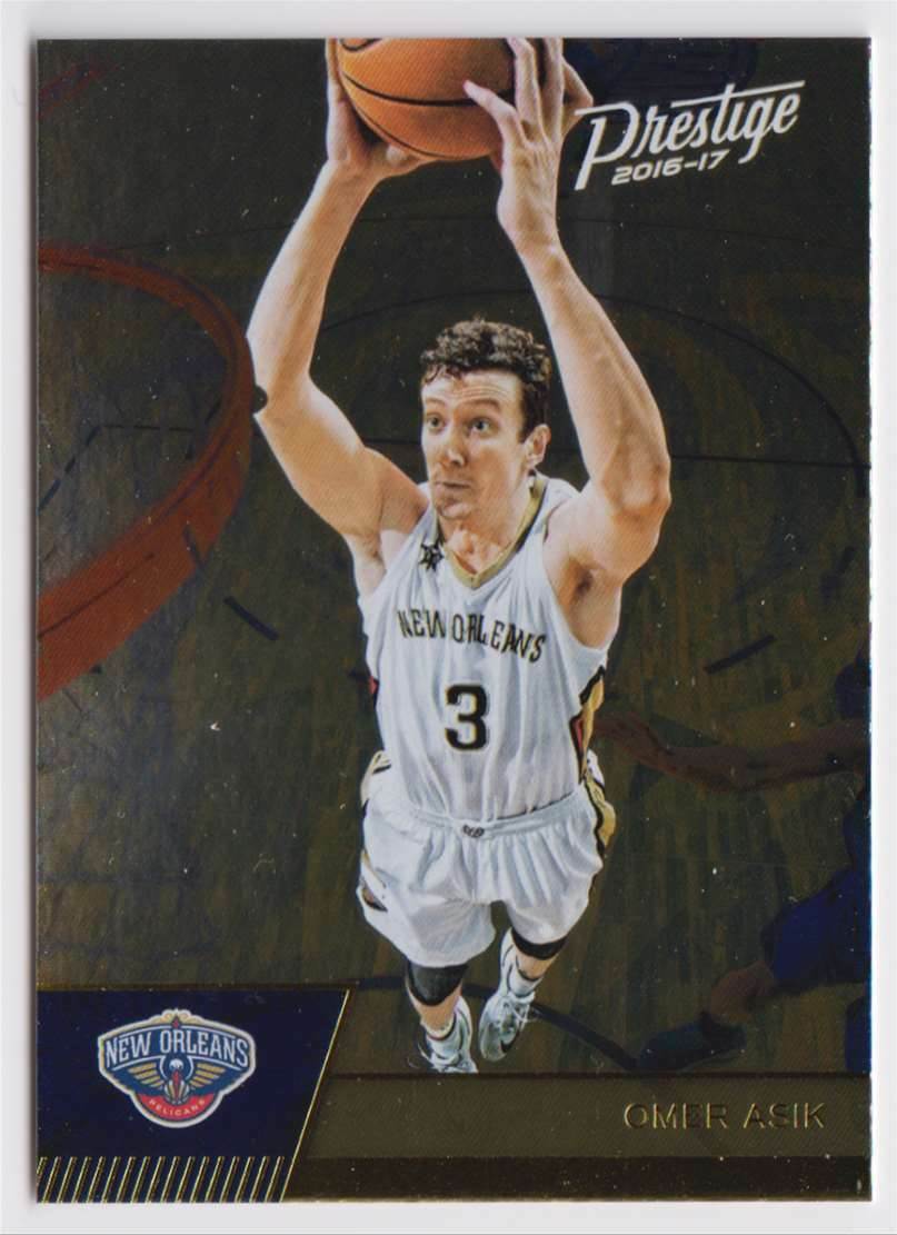 2016-17 Panini Prestige Base Metallized #113 Omer Asik New Orleans Pelicans