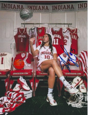 SHAY CIEZKI Signed 8.5 x 11 Photo WNBA Basketball INDIANA HOOSIERS Mercury