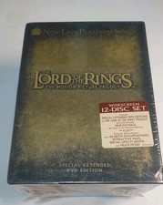 LORD OF THE RINGS TRILOGY 12-DISC SPECIAL EXTENDED DVD EDITION NEW SEALED