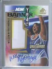 2025 SP Game Used AEW 2024 WRESTLEDREAM 6/10 Willow Nightingale Auto 09q5