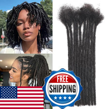 Dreadlock Extensions Human Hair 10-100 Strands 100 Full Handmade Permanent Loc
