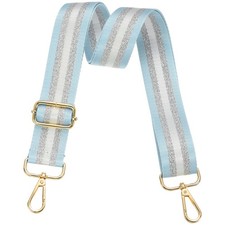 Purse Strap Wide Shoulder Strap Adjustable Crossbody Bag Straps Light Blue