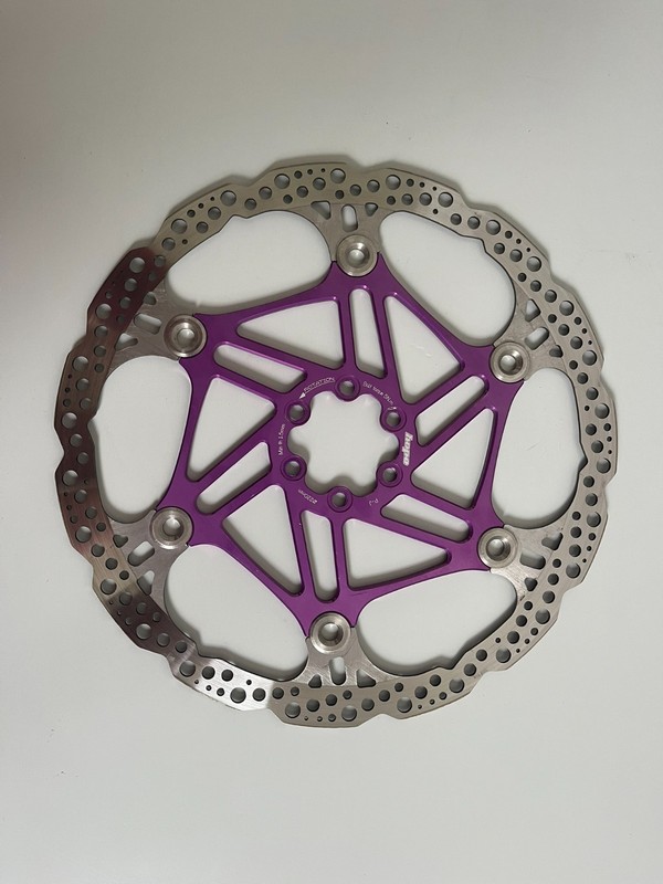 HOPE FLOATING DISC ROTOR 220MM PURPLE 6 BOLT FITMENT
