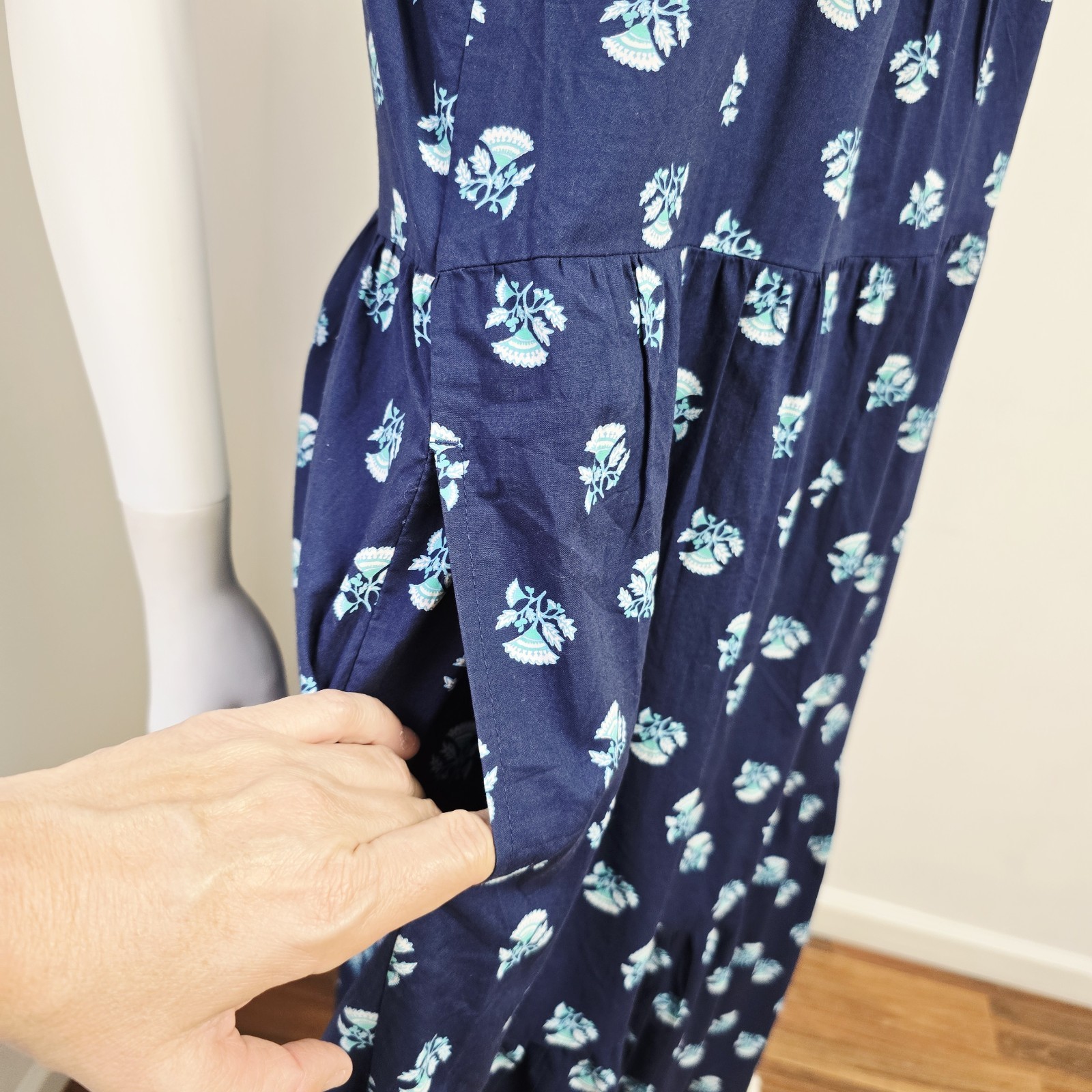 Universal Thread Midi Dress Large Sleeveless Stam… - image 7